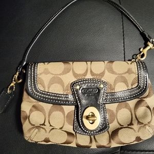 Charming Coach Wristlet & Clutch